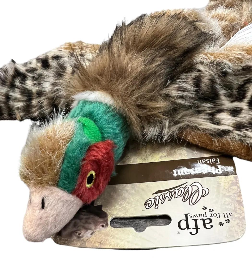 AFP Fasan Large 32x32 cm - plys hundebamse med squeaker