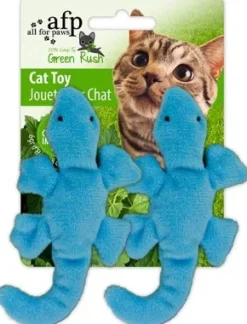 AFP Kattelegetøj Plysgekko med Catnip