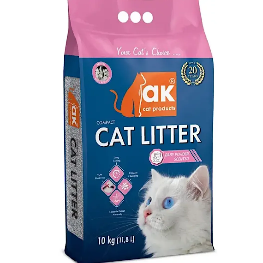 AK Kattegrus med duft 10 kg Super Klumpende