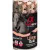 Alpha Spirit Liver Sticks 16 stk - kornfri hundesnack med lever