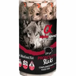 Alpha Spirit Prosciutto Stick 16 stk - kornfri hundesnacks med skinke