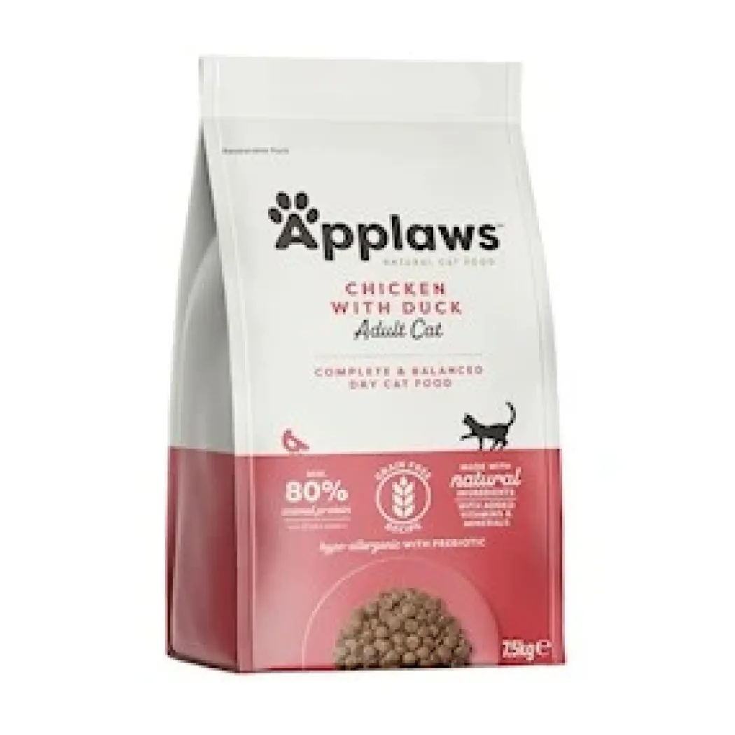 Applaws Kattefoder Kylling og And 7,5 kg