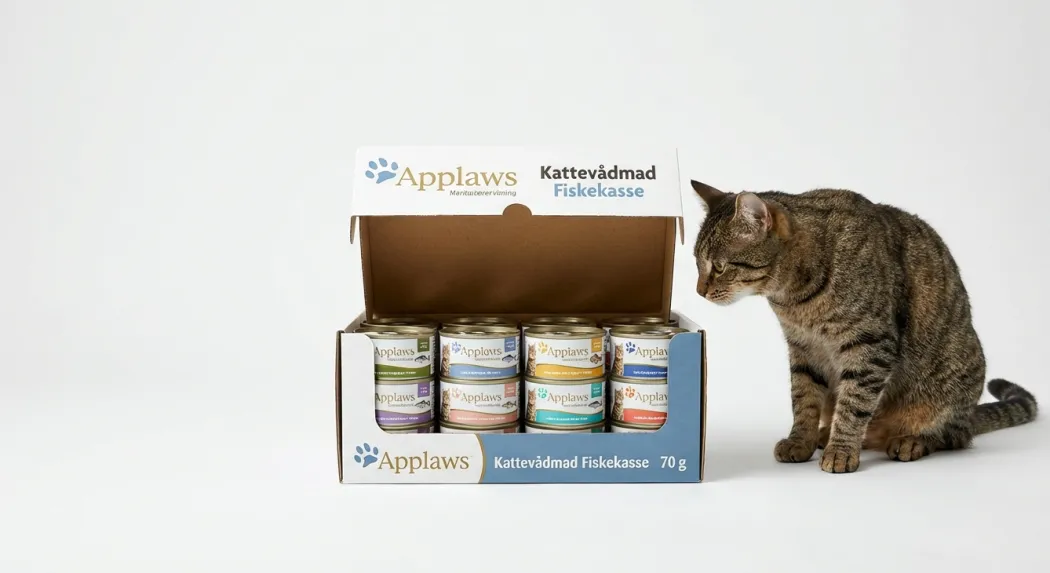 Applaws Kattevådmad Fiskekasse sovs 12 x 70 g
