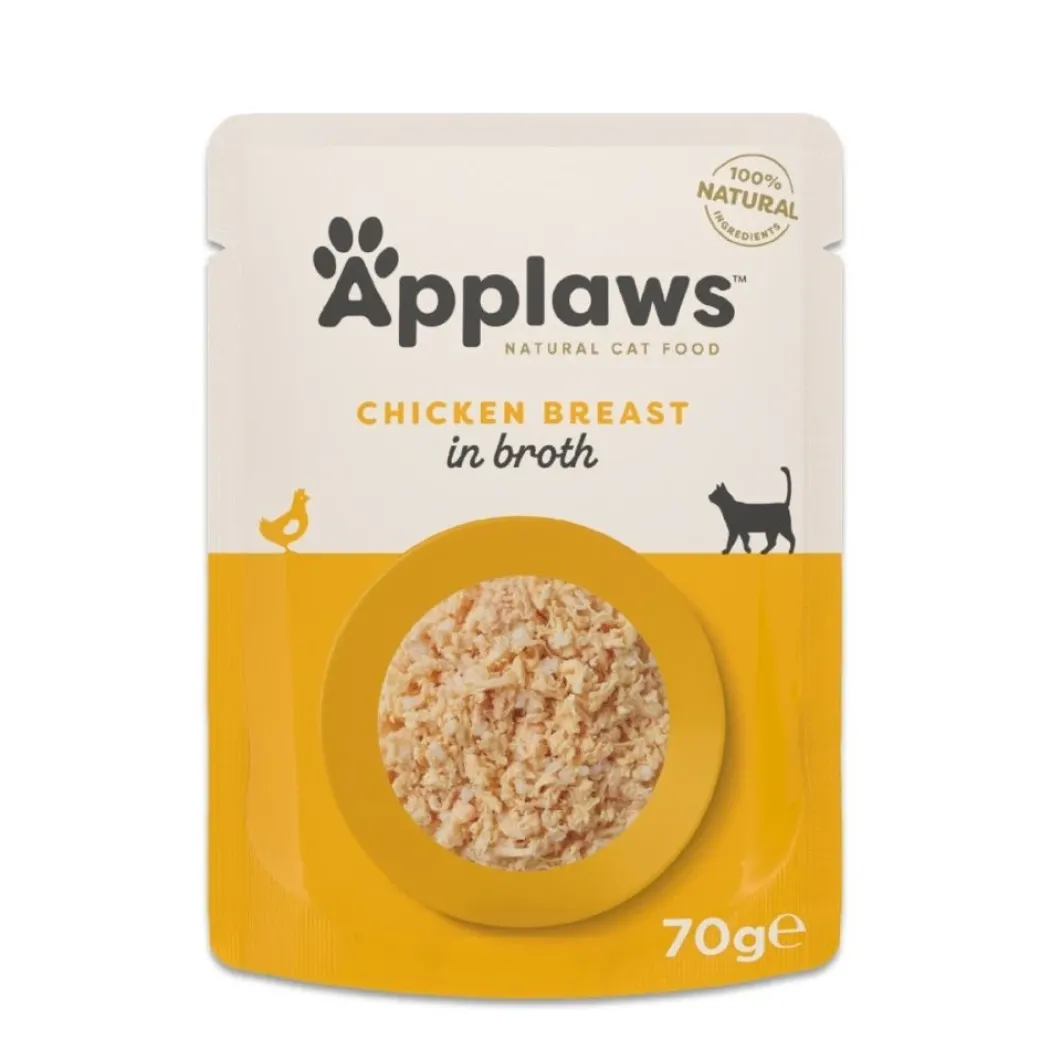 Applaws Kattevådmad Kyllingebryst 70 g (pouch) - Naturligt vådfoder til katte