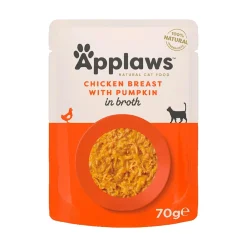 Applaws Kattevådmad Kylling og Græskar 70 g (pouch)