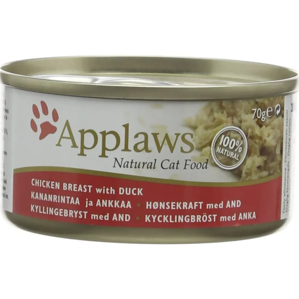 Applaws kattevådmad Kylling og And 156 g