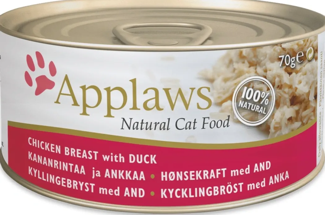 Applaws kattevådmad Kylling og And 156 g