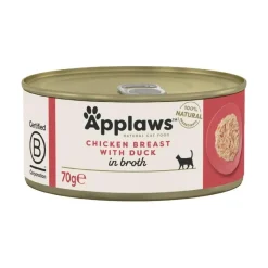 Applaws kattevådmad Kylling og And 70 g