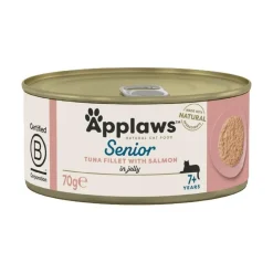 Applaws Kattevådmad Senior Tun og Laks 70 g