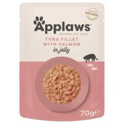 Applaws Kattevådmad Tun og laks 70 g jelly (pouch)