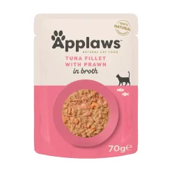 Applaws Kattevådmad Tun og Stillehavsrejer 70 g (pouch)