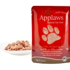 Applaws Kattevådmad Tun og Stillehavsrejer 70 g (pouch)