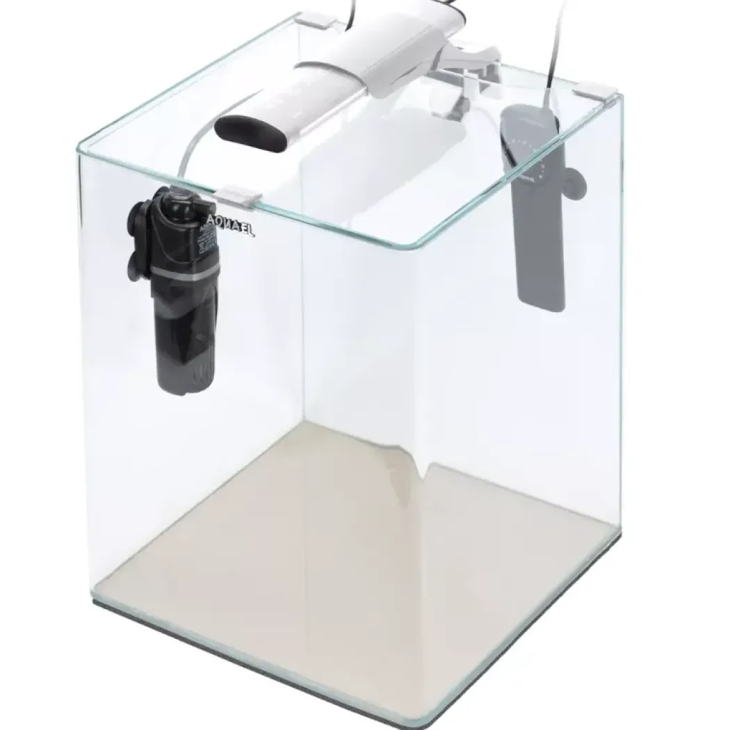 AquaEl Akvarie Opti Bent Hvid 20 Liter