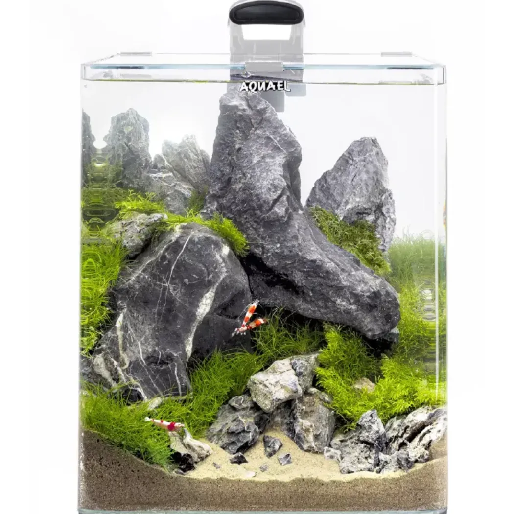 AquaEl Akvarie Opti Bent Hvid 20 Liter
