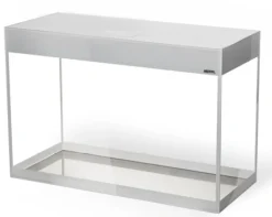 AquaEl Glossy akvarie i Hvid 120 cm 260 Liter
