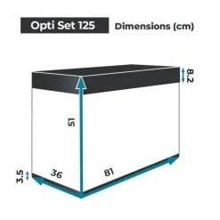 AquaEl Optiset 125 Sort