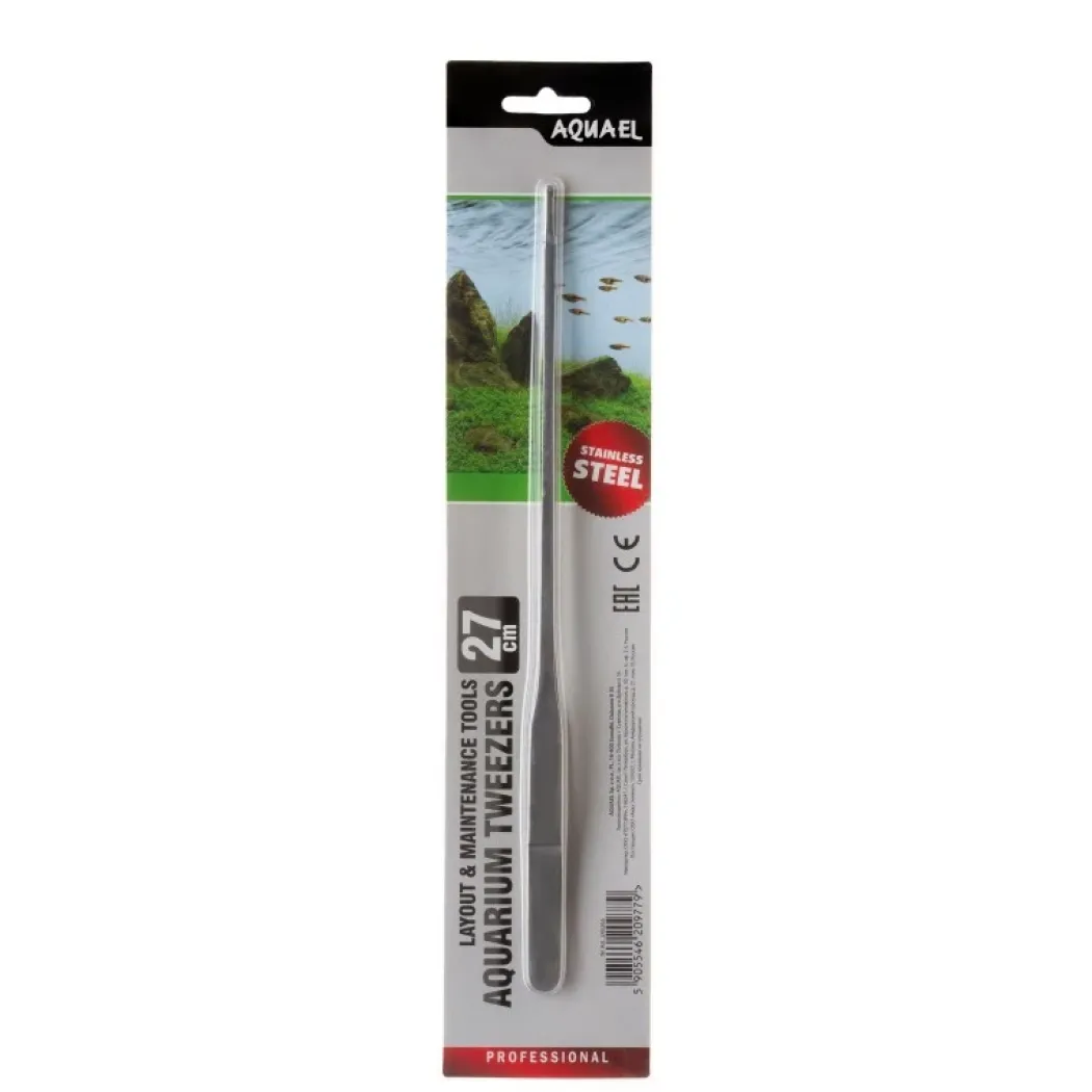 AquaEl Pincet lige 27 cm (Aquarium tweezers)