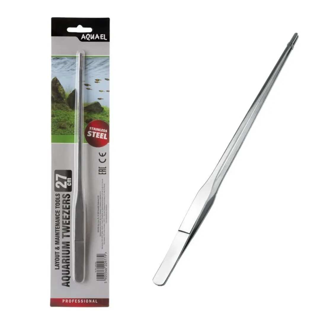 AquaEl Pincet lige 27 cm (Aquarium tweezers)
