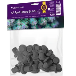 AquaForest Plug Rocks 24 stk Sort