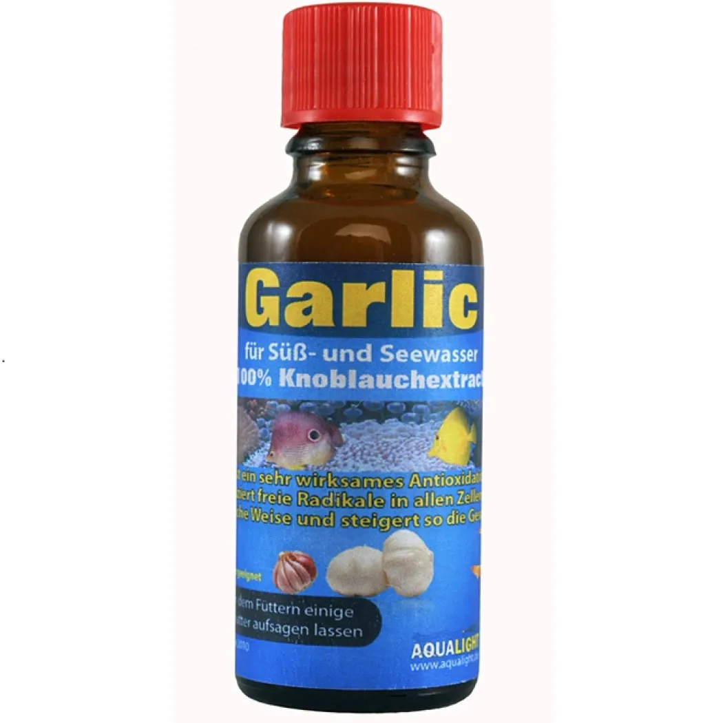 Aqualight Garlic 30 ml - Hvidløgsekstrakt til ferskvands- og saltvandsfisk