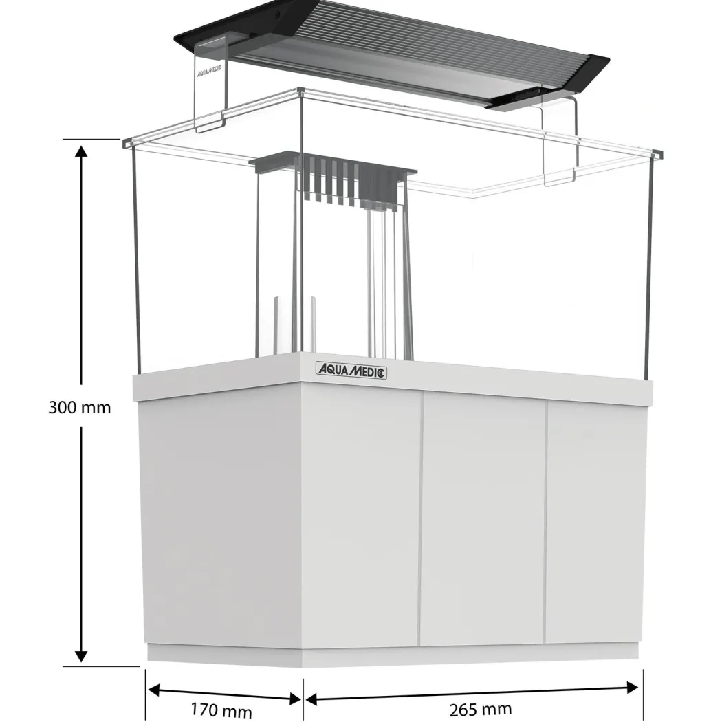 Armatus XS Saltvandsakvarium med sump 4 Liter