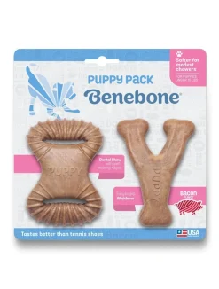 Benebone Puppy 2-Pack Dental Chew/Wishbone - hvalpe tyggeben