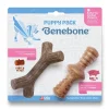 Benebone Puppy 2-Pack Maplestick/Zaggler - hvalpe tyggeben