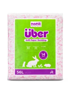 Über Papirstrøelse 56 L pink og hvid
