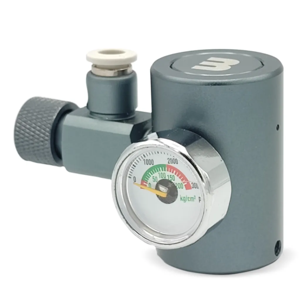 Blau CO2 START Regulator - Co2 Manometer til engangsflasker