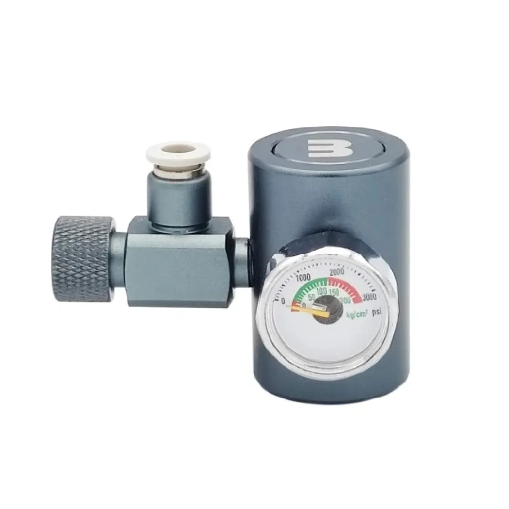Blau CO2 START Regulator - Co2 Manometer til engangsflasker