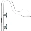 Blau Glas Trumpet Outflow udstrømmer 17 mm (til spandpumper)