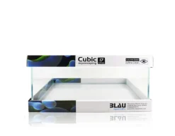 Blau Glasakvarium CUBIC Aquascaping Shallow 17 45x24x16 cm