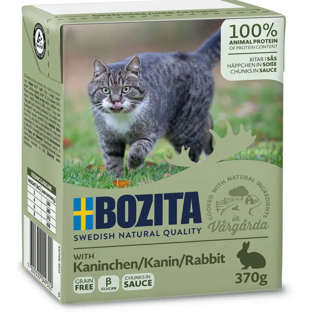 Bozita Kattefoder Bidder i Sovs med Kanin 370 gram
