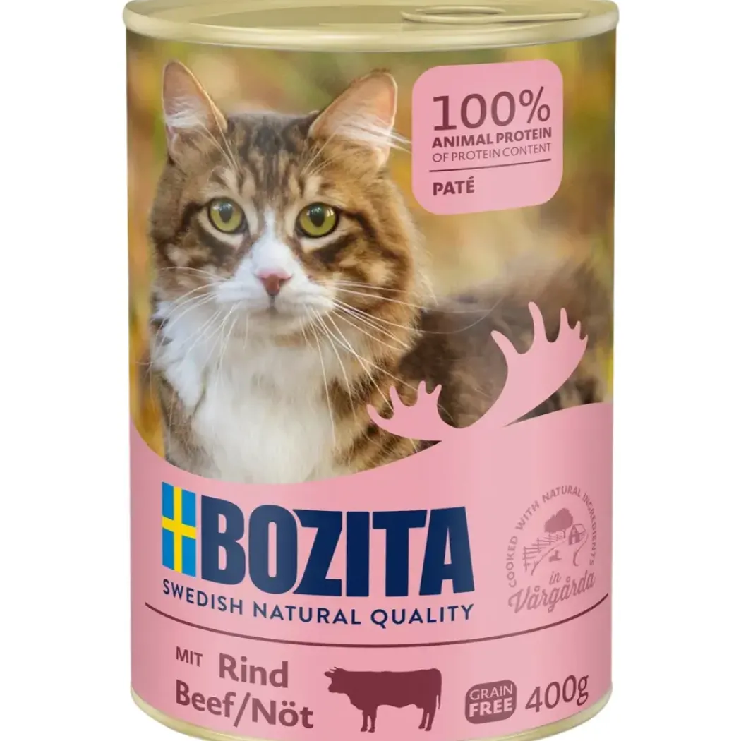 Bozita Kattefoder Pate 400g Bøf