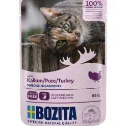 Bozita Kattefoder pose 85g Kalkun sovs