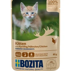 Bozita Kattefoder pose 85g killing kylling sovs