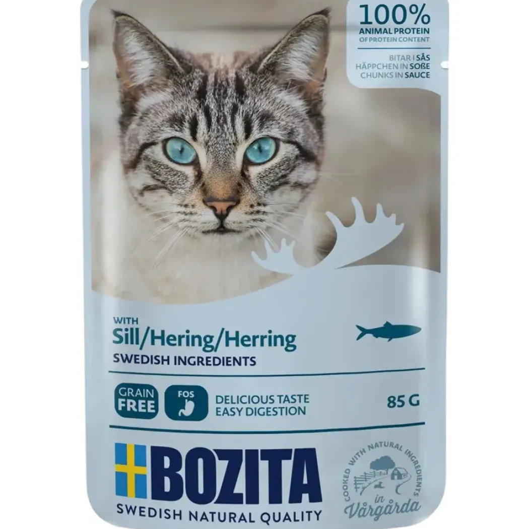 Bozita Kattefoder pose 85g sild sovs