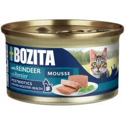 Bozita Mousse Rensdyr 85 g - Kornfrit Fuldfoder til Kat