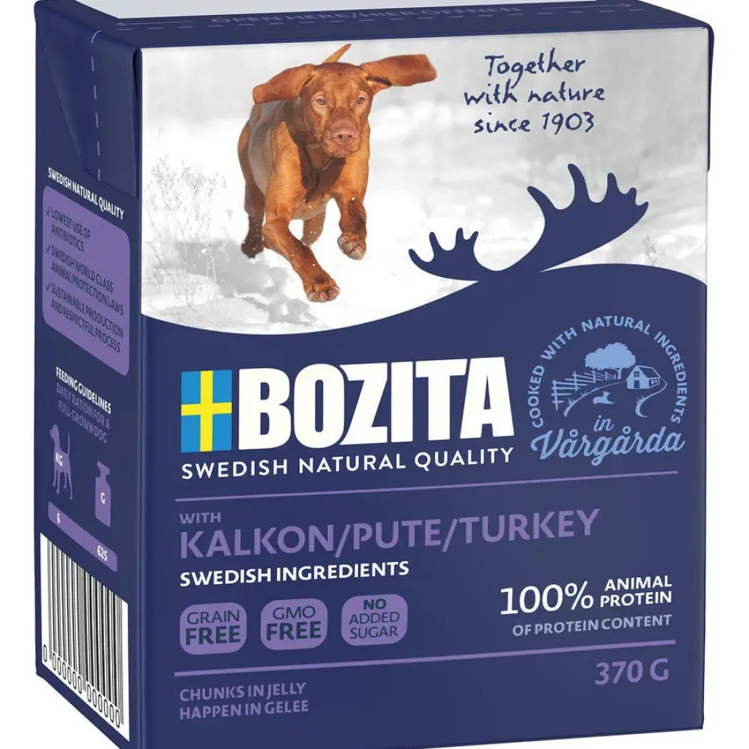 Bozita Naturals kalkun 370 g - Skånsomt og velsmagende