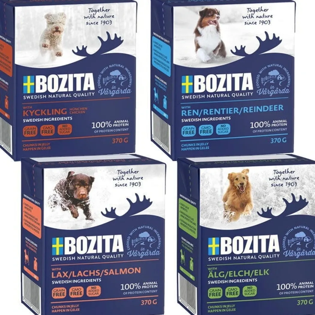 Bozita Naturals kylling og ris i gele 370 g - Naturlig hverdagsernæring