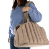 Bæretaske Gladys Beige 58x32x34 cm