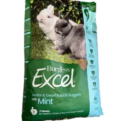 Burgess Excel Junior & Dværg Kanin Mint 10 kg - unge kaniner