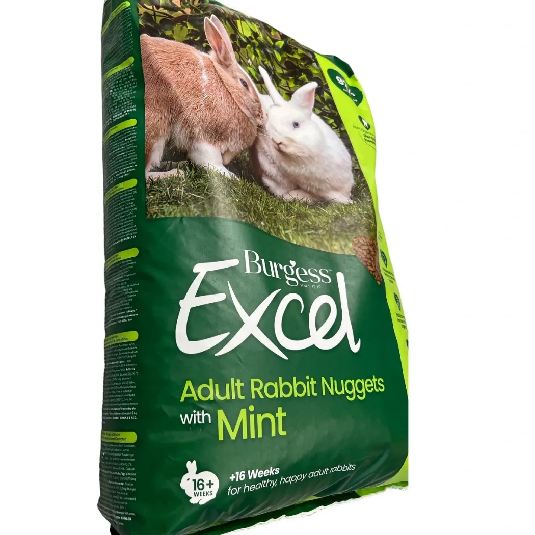 Burgess Excel Kaninfoder Mint 10 kg - voksen kanin