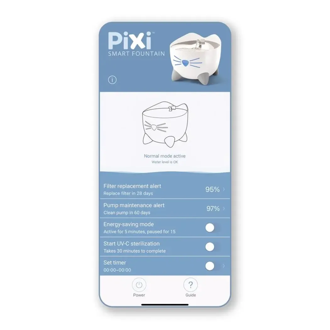 Catit Pixi Smart Drikkefontæne i Hvid (WIFI)