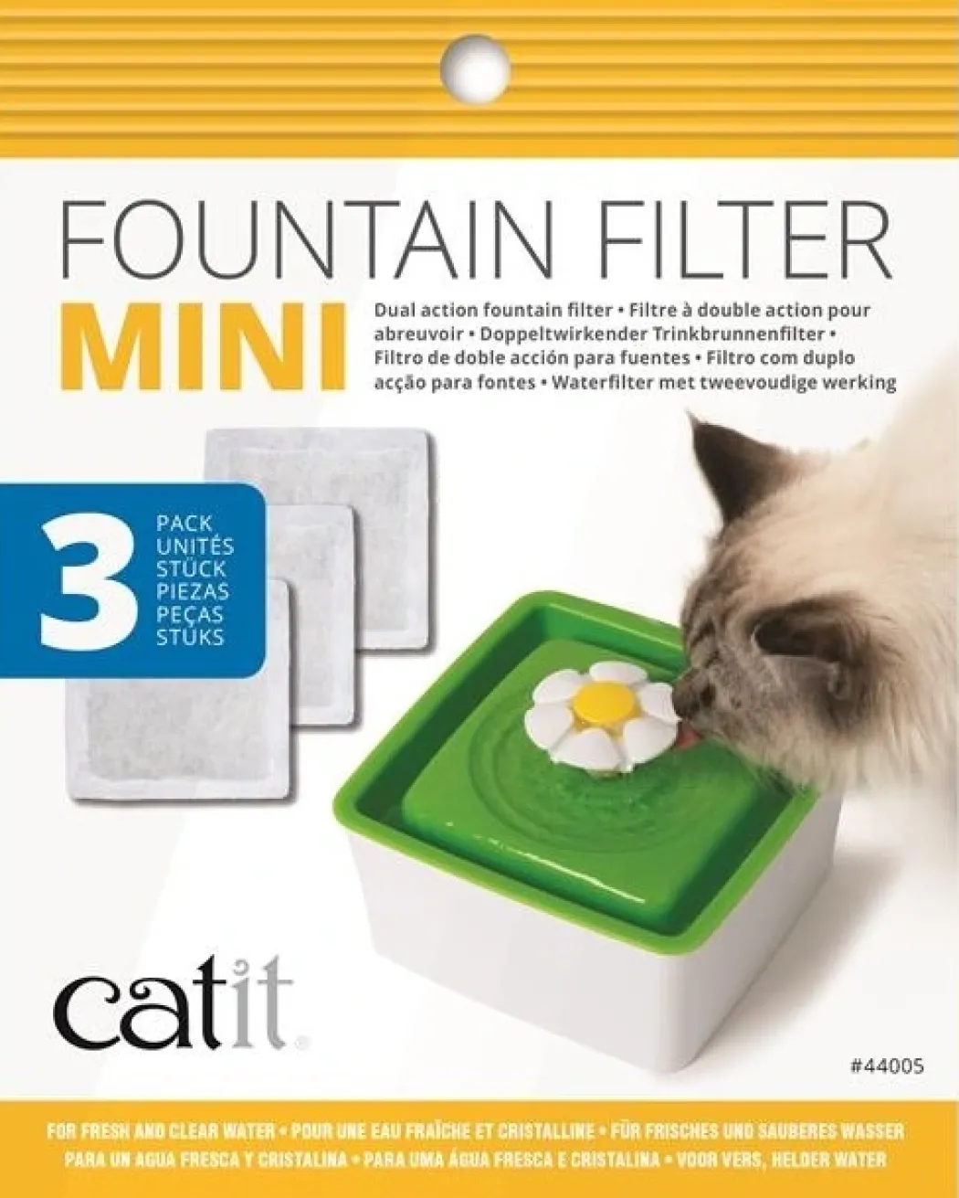Catit Vandautomat Mini Filtersæt 3 stk