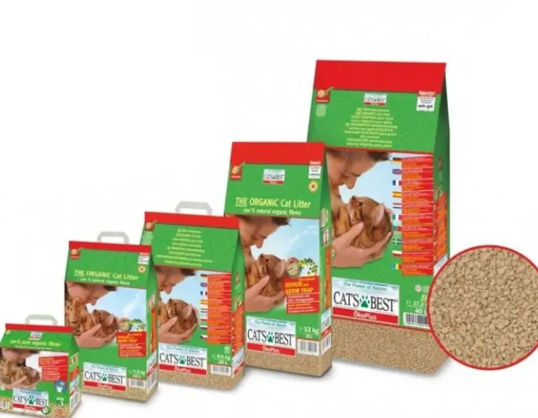 Cats Best Øko Plus klumpende Kattegrus 4,3 kg