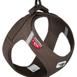 Curli Vest hundesele Clasp Air Mesh Brun L bryst 49-55 cm - let og sikker komfort