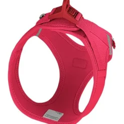 Curli Vest hundesele Clasp Air Mesh Rød XL bryst 56-63 cm - let og sikker komfort