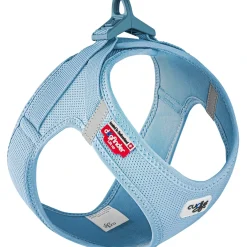 Curli Vest hundesele Clasp Air Mesh Skyblue 2XS bryst 30-34 cm - let og sikker komfort