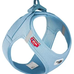Curli Vest hundesele Clasp Air Mesh Skyblue XS bryst 34-38 cm - let og sikker komfort